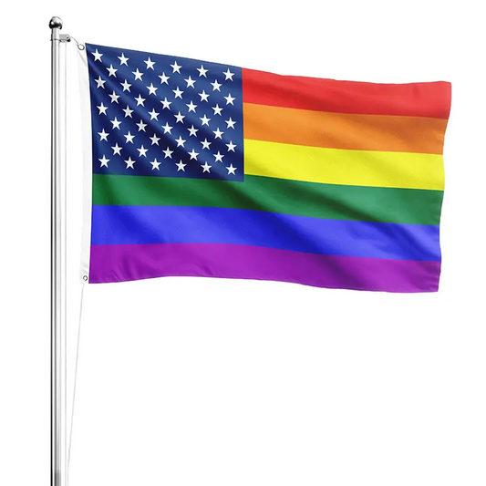 Drapeau Américain Lgbt
