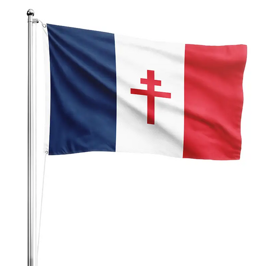 Drapeau Français Croix de Lorraine