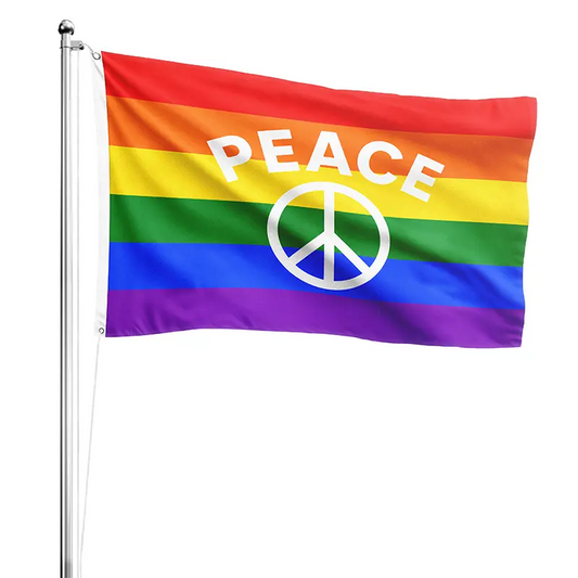 Drapeau LGBT Peace And Love