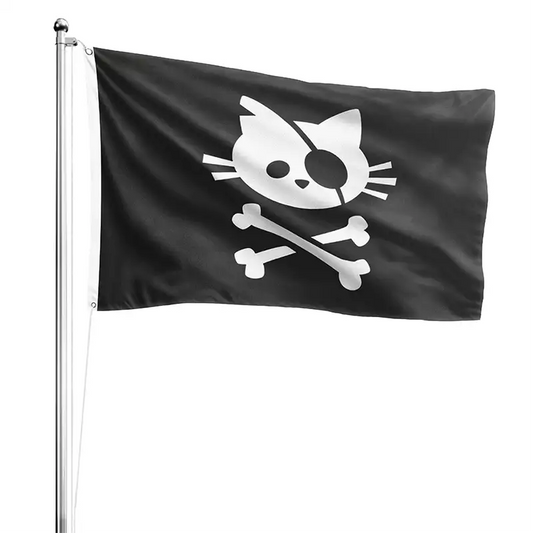 Drapeau Pirates Tête de Chat
